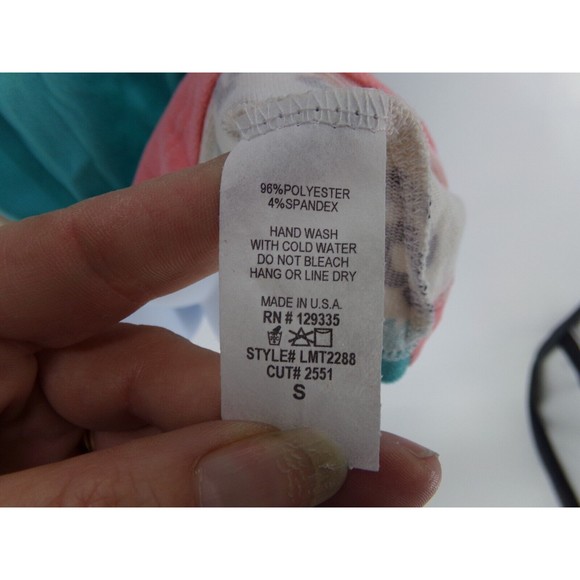 Lovely Melody, Color Blocking In Animal Print, Coral, And Stripes - Size Small - Picture 4 of 8